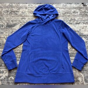 Columbia Fleece Hoodie Sweatshirt Women’s Medium‎ Long Sleeve Embroidered Logo